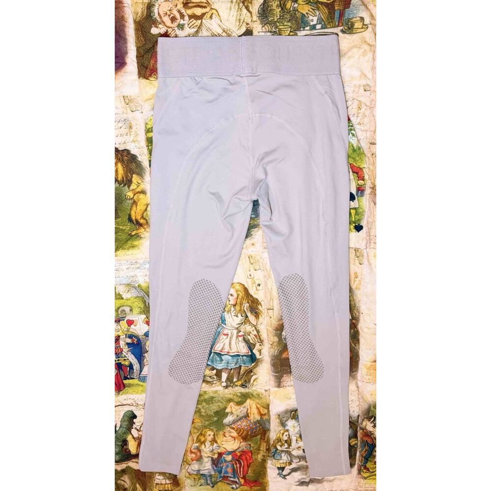 Horze Madison Silicone Knee Patch Riding Tights Breeches US 24 EU 36 Tan NWT - Picture 5 of 12